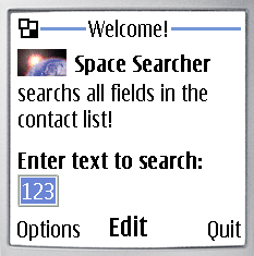 Space Searcher Screenshot